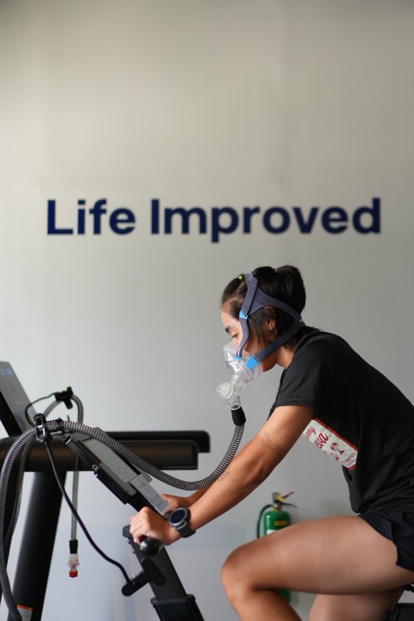 Guest training on the EWOT bike